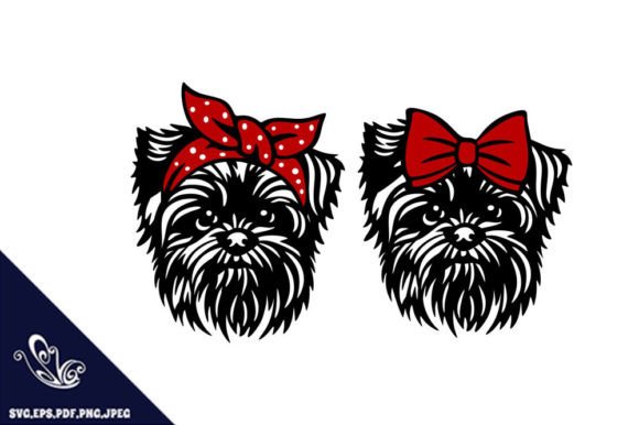 Affenpinscher Mom SVG Designs: A Charming Embroidery Asset