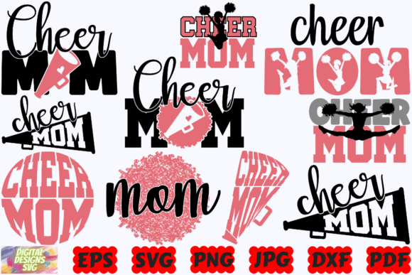 Cheer Mom SVG: A Versatile Design for Embroidery