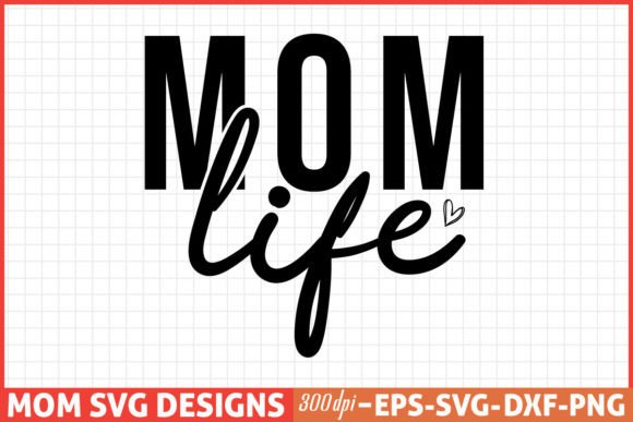 Mom Life Embroidery Design for Mothers Day
