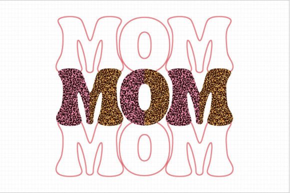 Mother's Day Mom SVG for Embroidery