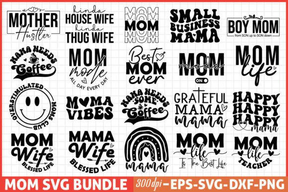 Mothers Day SVG Bundle: A Versatile Design for Embroiderers